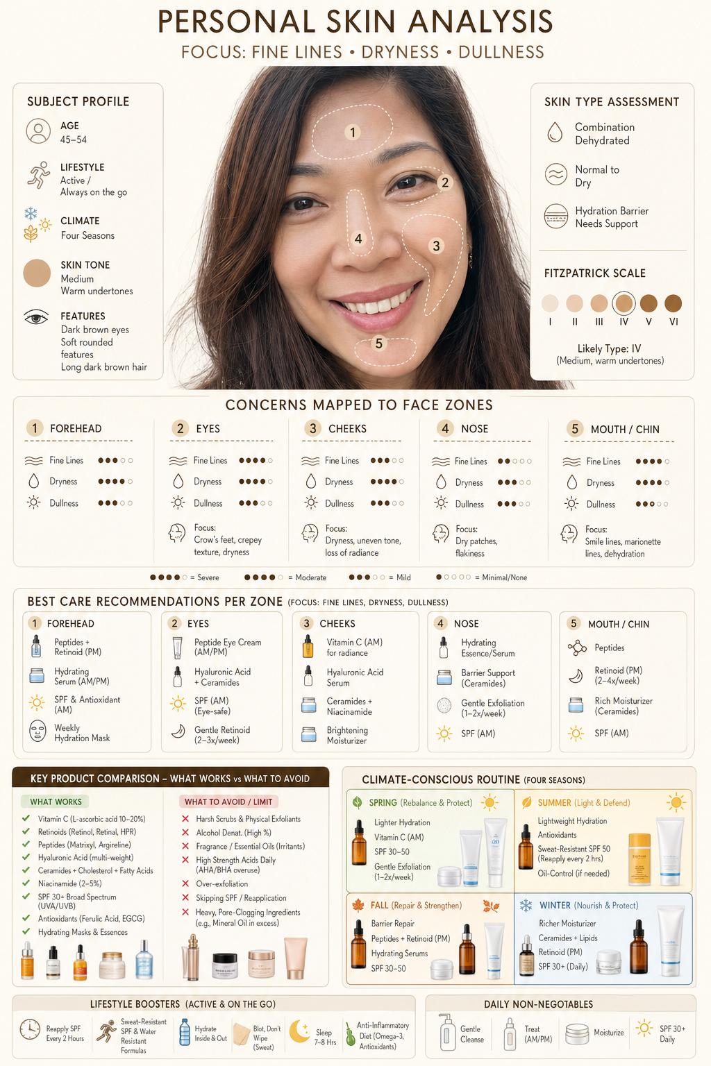 Skin Guide — sample report page